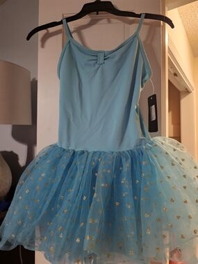 Blue Girls' Sparkle Tutu Dress - Kids Costume